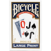 Baralho Bicycle Large Print azul